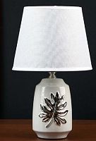 Светильник настольный Листок 220В Е14 60Вт Белый картинка 